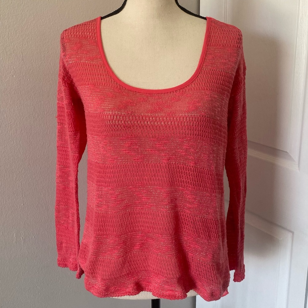 ♥️3x$20 - No Boundries Long Sleeve Sheer Blouse